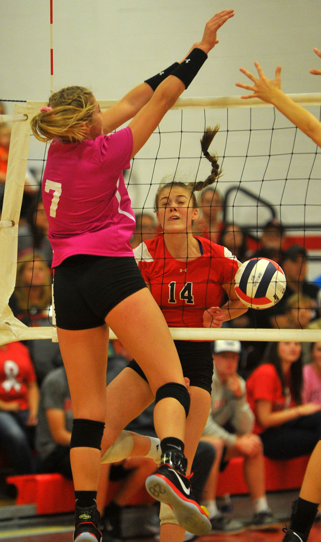 Orion vs Fulton volleyball.